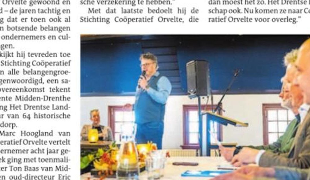 Neuzen in Orvelte staan zelfde kant op