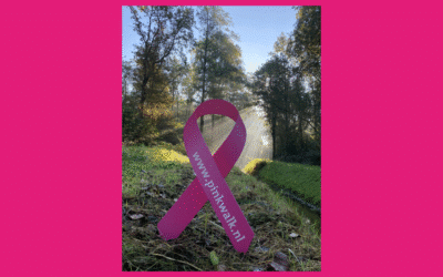 Orvelte kleurt roze tijdens de Pink Walk