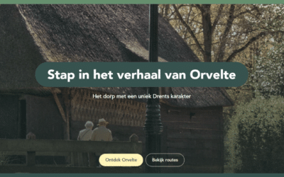 Inloopavond nieuwe website Orvelte op 28 september